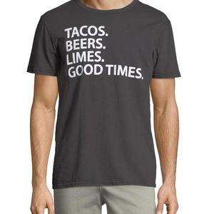 NWT Chaser "Tacos Beers Limes Good Times" Tee (S)